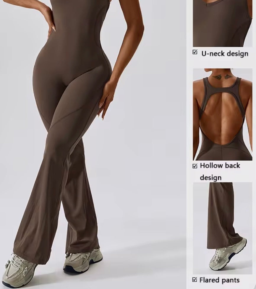 Silhouette Jumpsuit - Downtown Brown